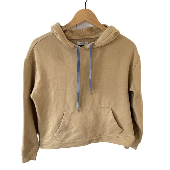 Madewell Tops - Madewell Camel Knit Hoodie